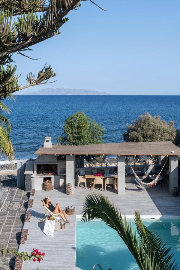 Damma Beachfront Luxury Villa Kamári المظهر الخارجي الصورة